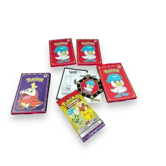 New! McDonald's Set of 4 Assorted Pokemon Happy Meal Toy Card Packs,  2023 - Picture 1 of 5